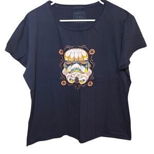 SnorgTees Stormtrooper Graphic Tee 2XL Star Wars Inspired Navy T Shirt